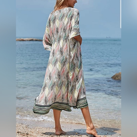 Swim Beachwear Turkish Kaftans Long Swimsuit Cover Up Poshmark